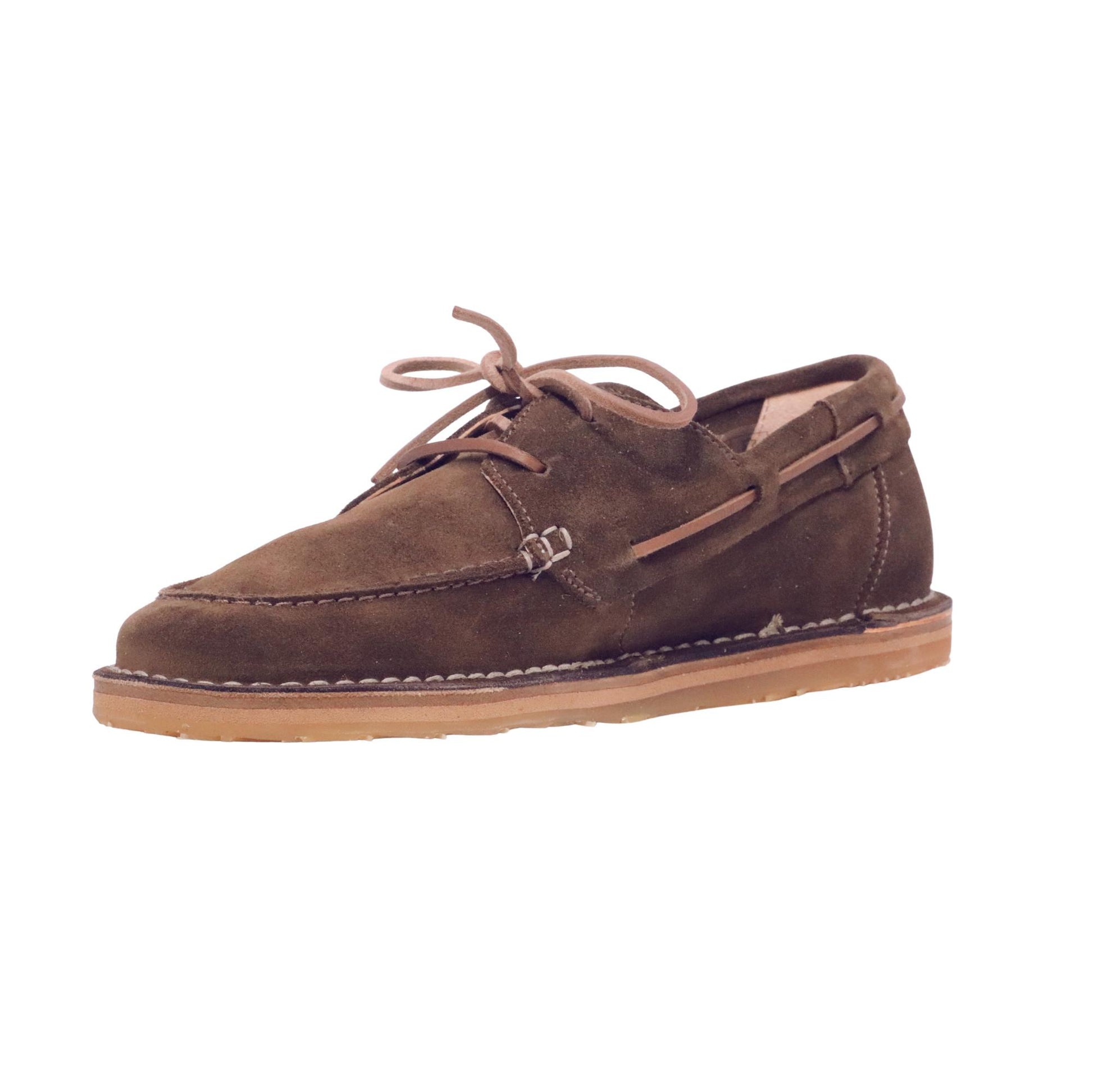 Astorflex Dockflex scarpa da barca uomo in camoscio dark khaki 