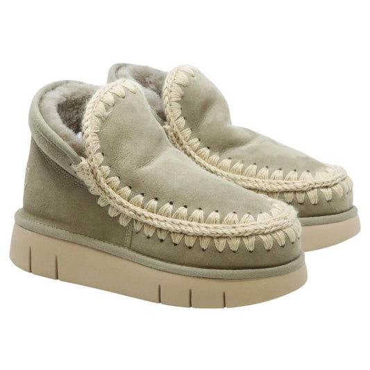 Sneaker MOU Eskimo Bounce 531009 in pelle di montone verde 