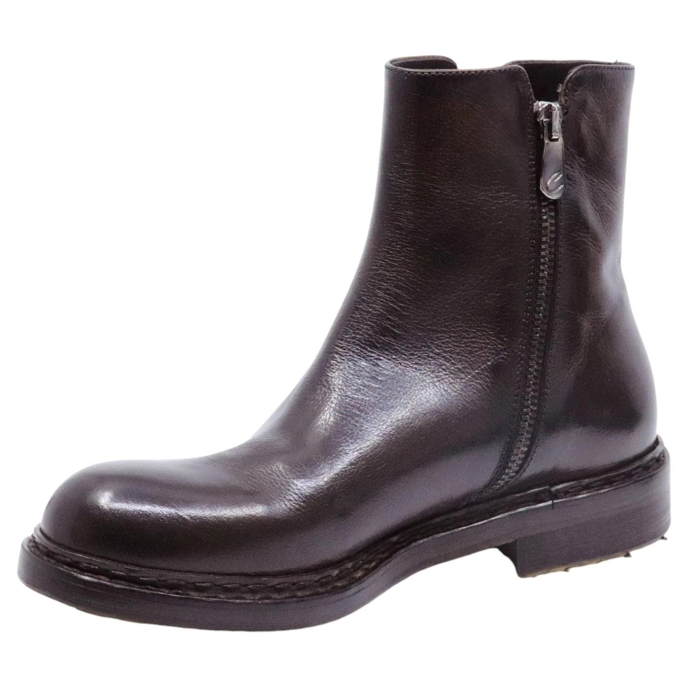 Stivaletto donna Crispiniano 574 in pelle marrone 