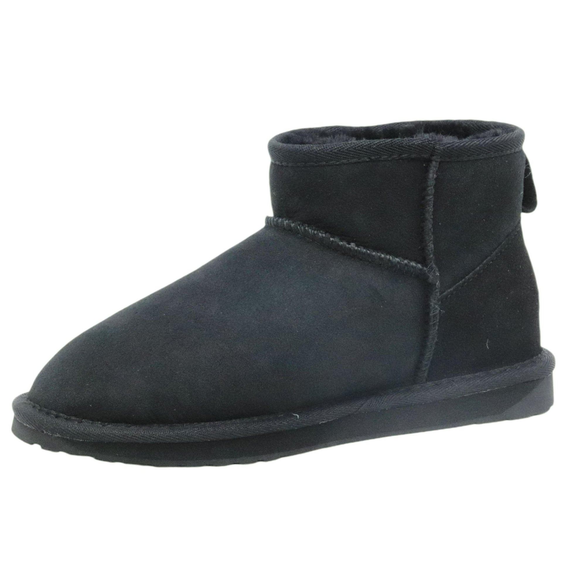 Emu Australia Stinger Micro stivaletti donna in montone nero W10937BLAK EMU AUSTRALIA