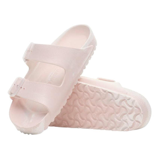 Birkenstock Arizona Eva sandalo plastico in rosa e bianco sfumato 