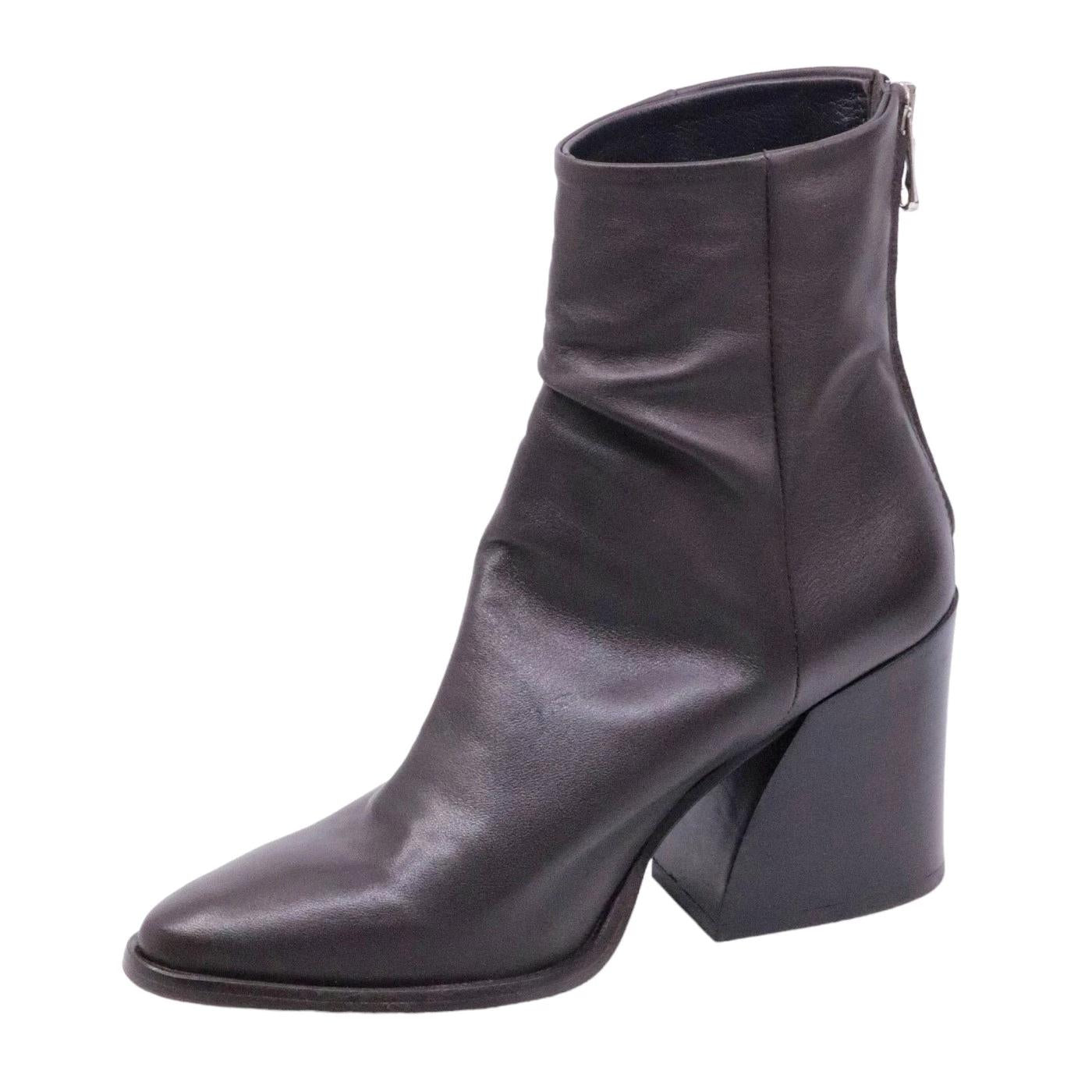 Stivaletto donna Curiositè 1636 in pelle in colore marrone 