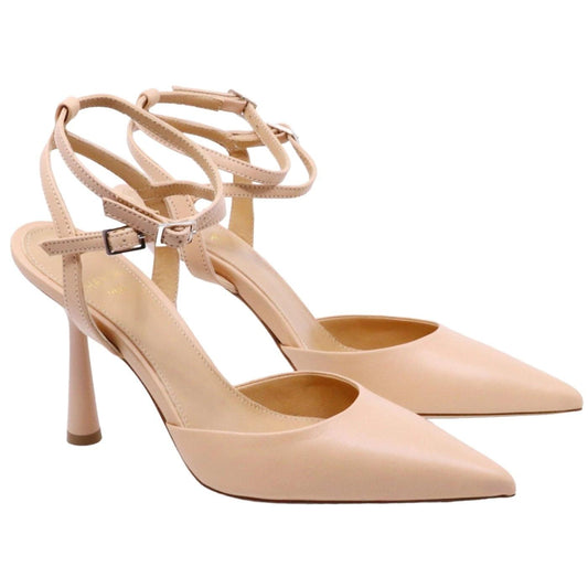 Slingback donna Chantal 1967 in pelle di colore nude 