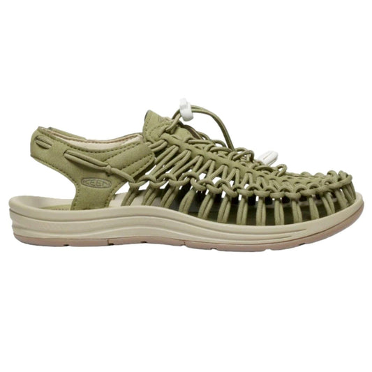 Sandalo donna Keen Uneek 1028869 con elastico verde safari 