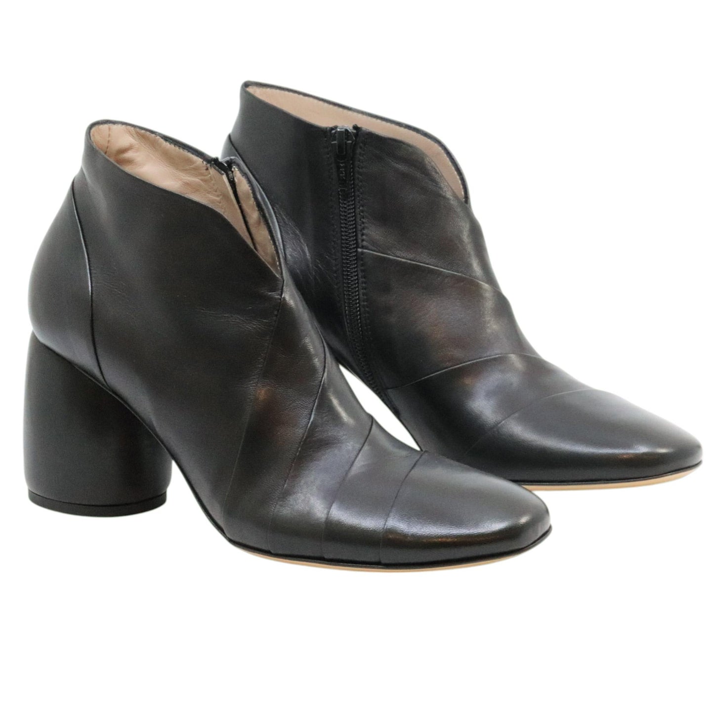 MLO Malloni Plant P25I99501 tronchetto donna in pelle nera 