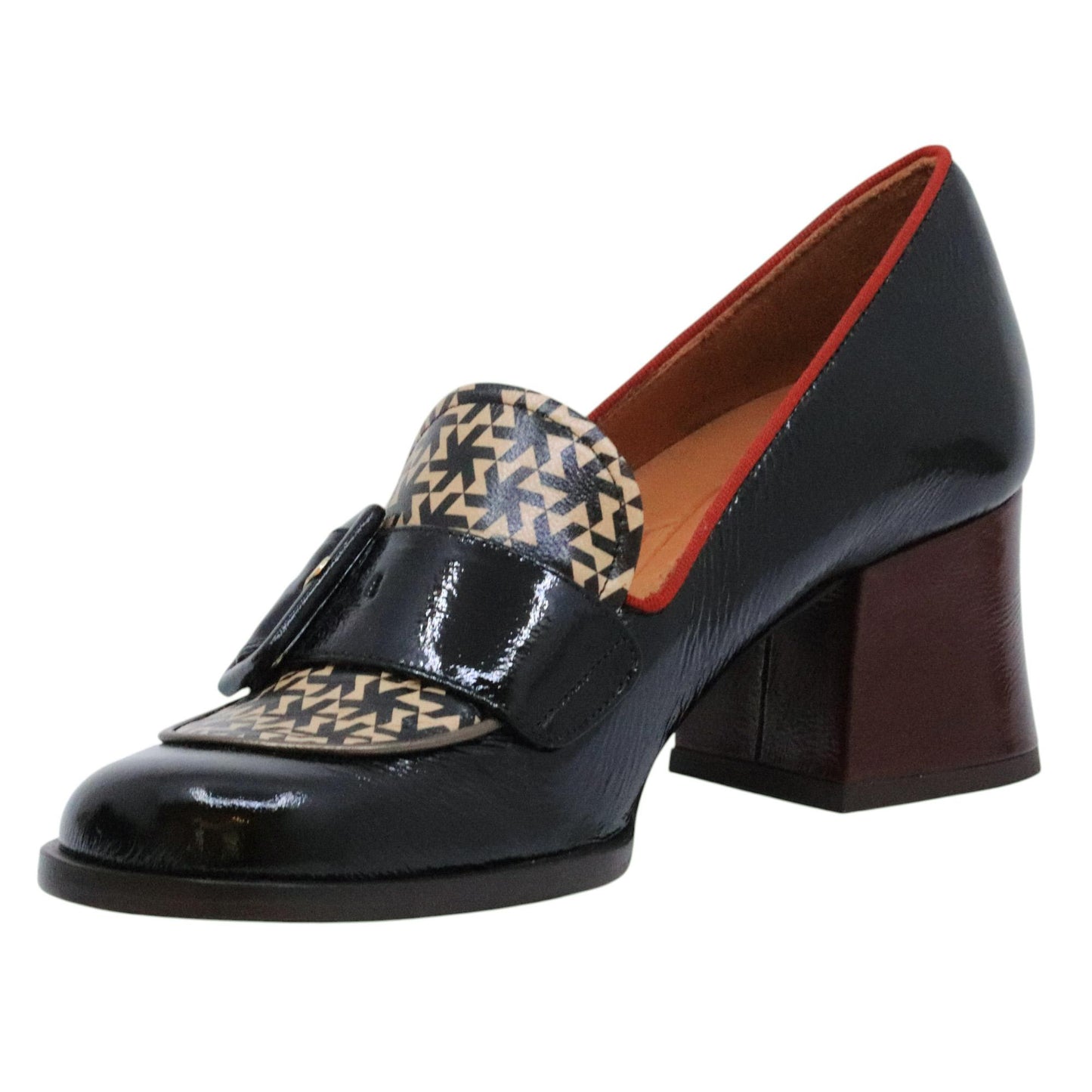 Mocassino Chie Mihara Teisin47 da donna in pelle nera 