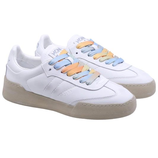 Sneaker uomo Mono Way Jiha in pelle bianca 