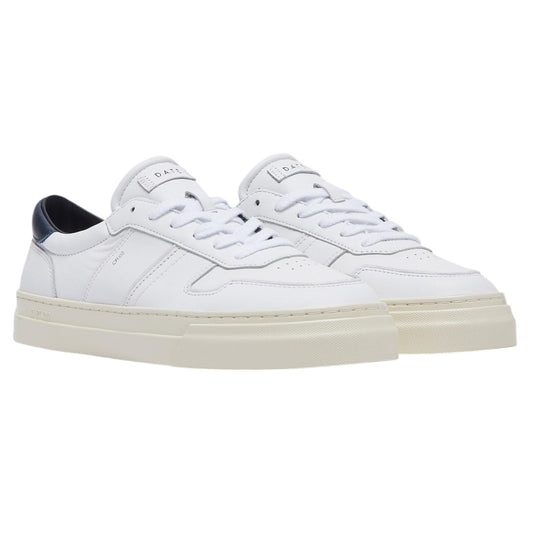 DATE Studio Calf White SD CA WY sneaker uomo in pelle bianca 