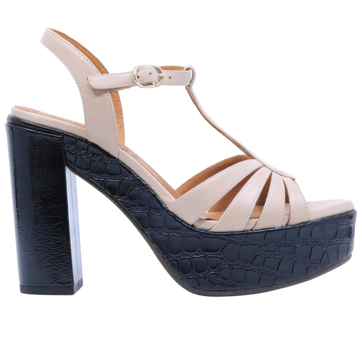 Chie Mihara Junni sandalo donna in pelle tan 