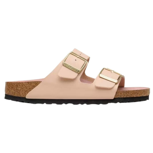 Birkenstock Arizona Triple Pink sandalo donna in Birko-Flor rosa con doppia fibbia 