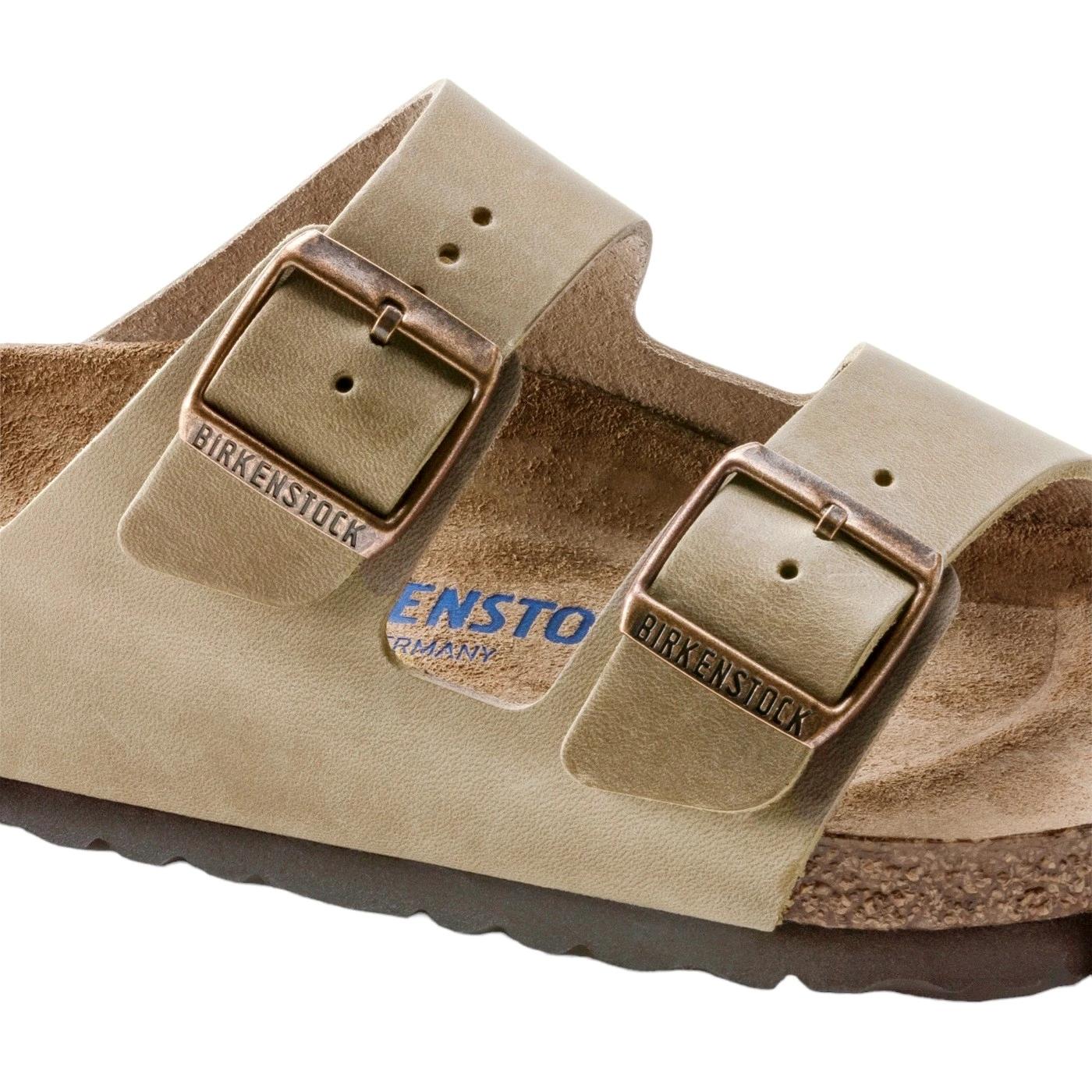 Birkenstock Arizona SFB Tabacco Brown Oiled Leather Narrow Fit 