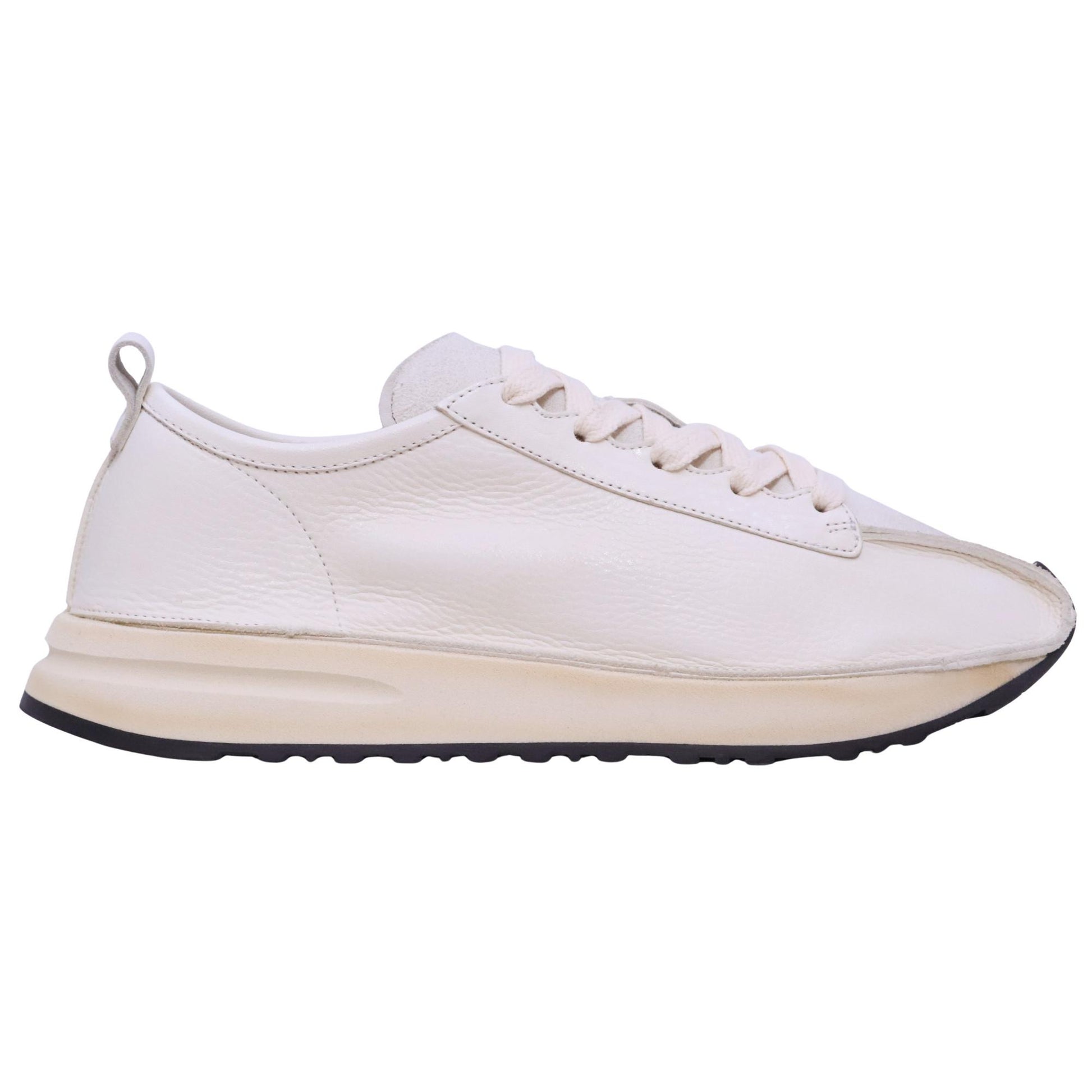 MOMA 11501 Arizona White sneaker uomo in pelle bianca casual Made in Italy 