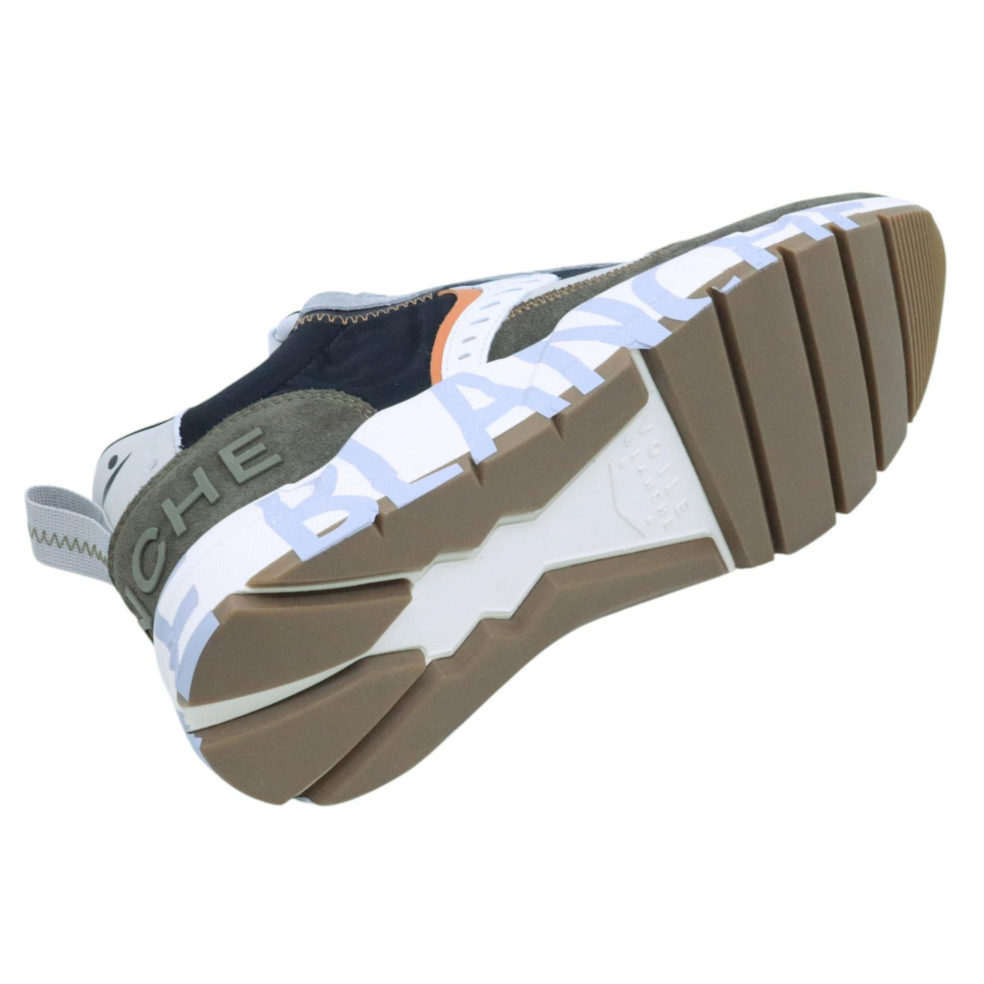 Voile Blanche Club 01 Sneaker uomo in camoscio verde 