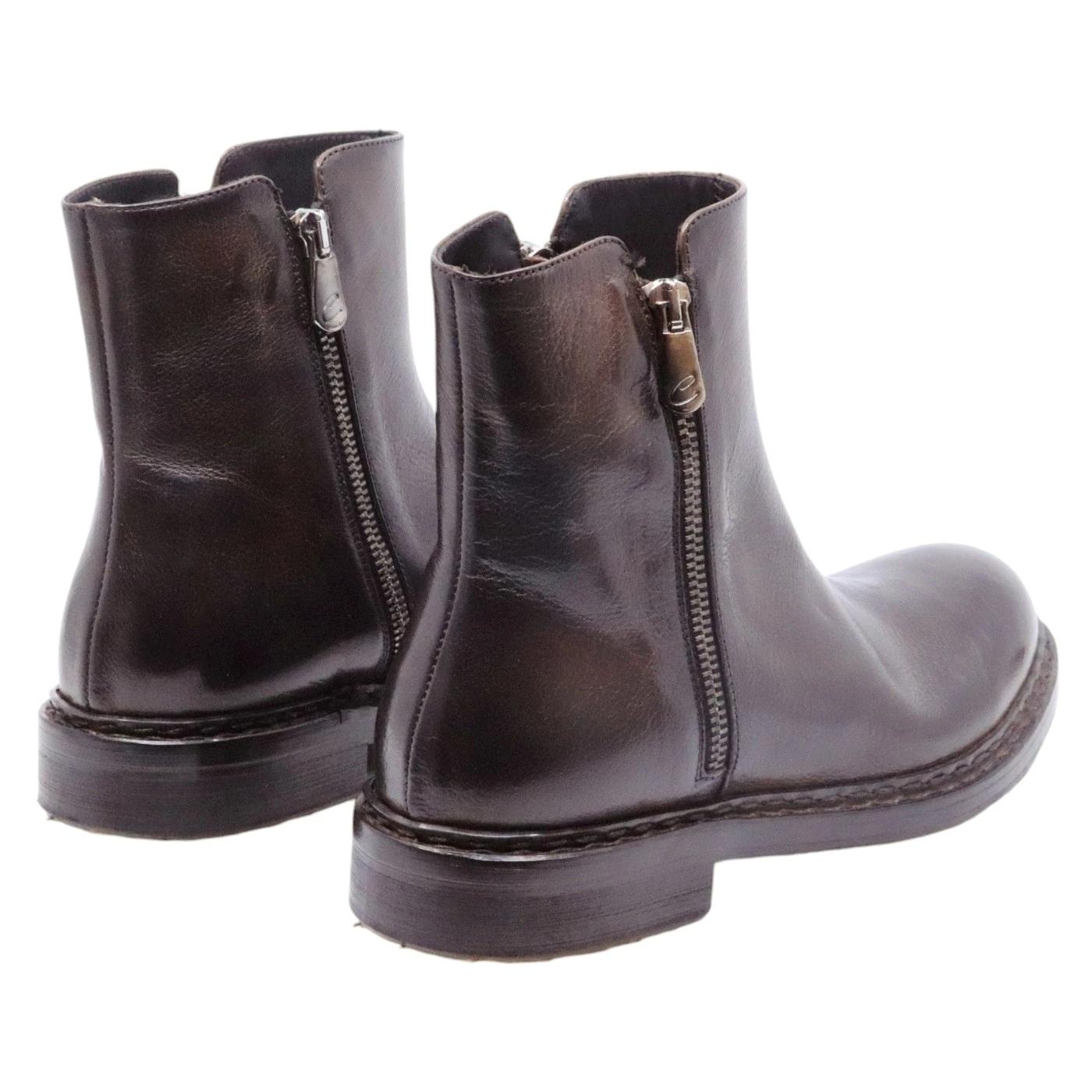 Stivaletto donna Crispiniano 574 in pelle marrone 