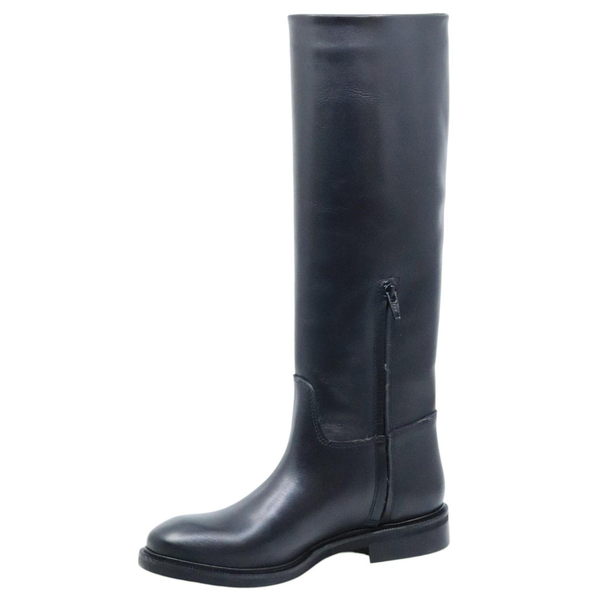 Stivale donna cavallerizzo Ranyé Cav in pelle nera 