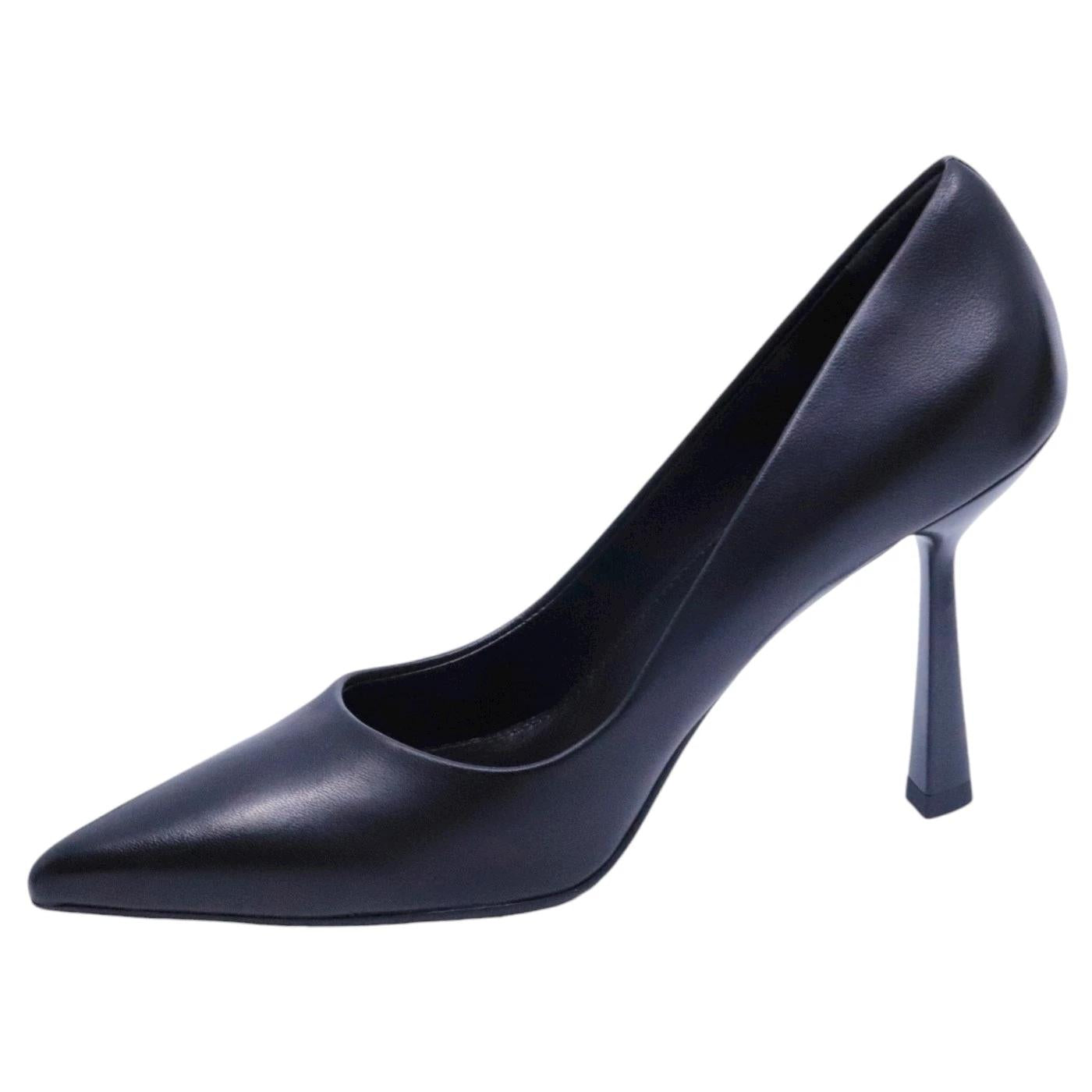 Décolleté donna Chantal 1962 2470 in pelle nera 