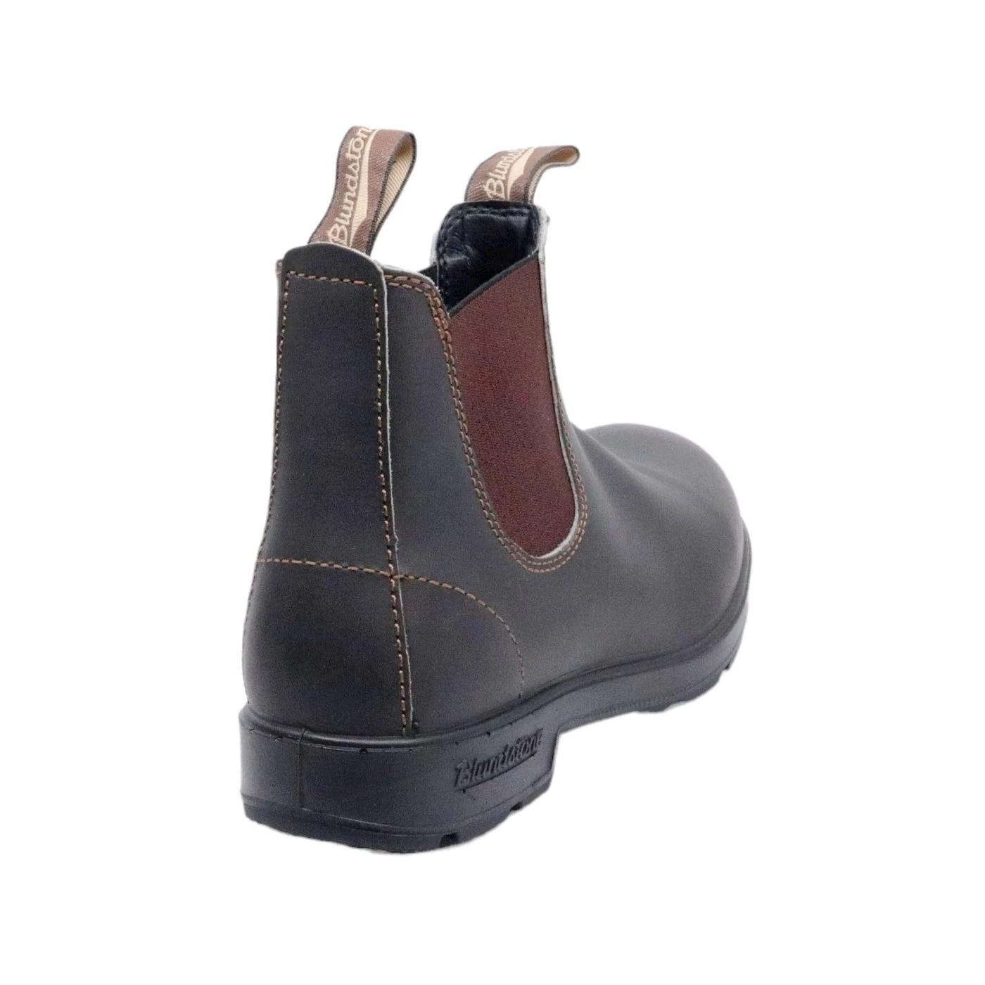 Blundstone 500 chelsea boot unisex in pelle testa di moro 