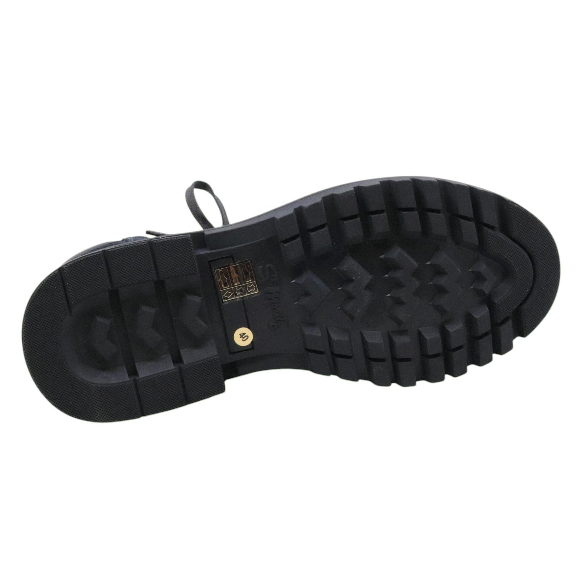 Pawelk's 20704 pedula uomo pelle scamosciata ingrassata nero 