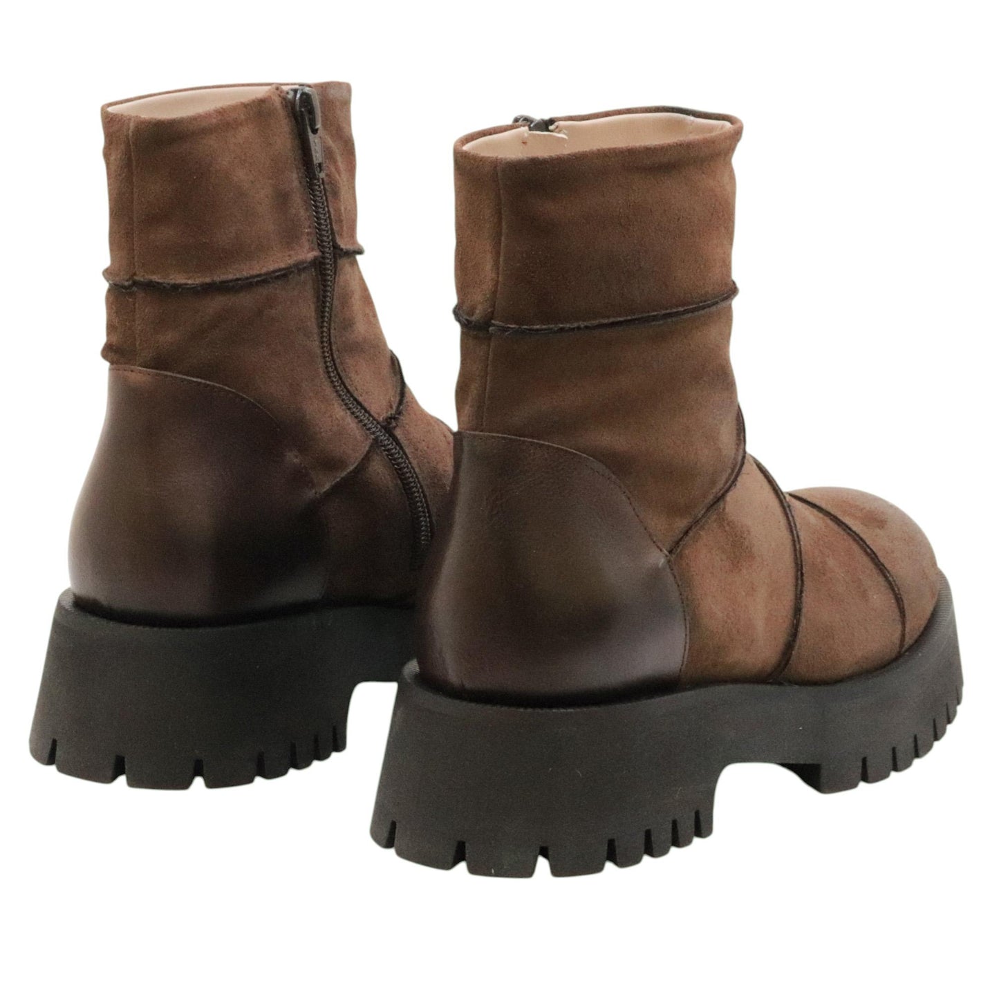 MLO Malloni Collins Turner P25I96005 stivaletto donna in pelle marrone 