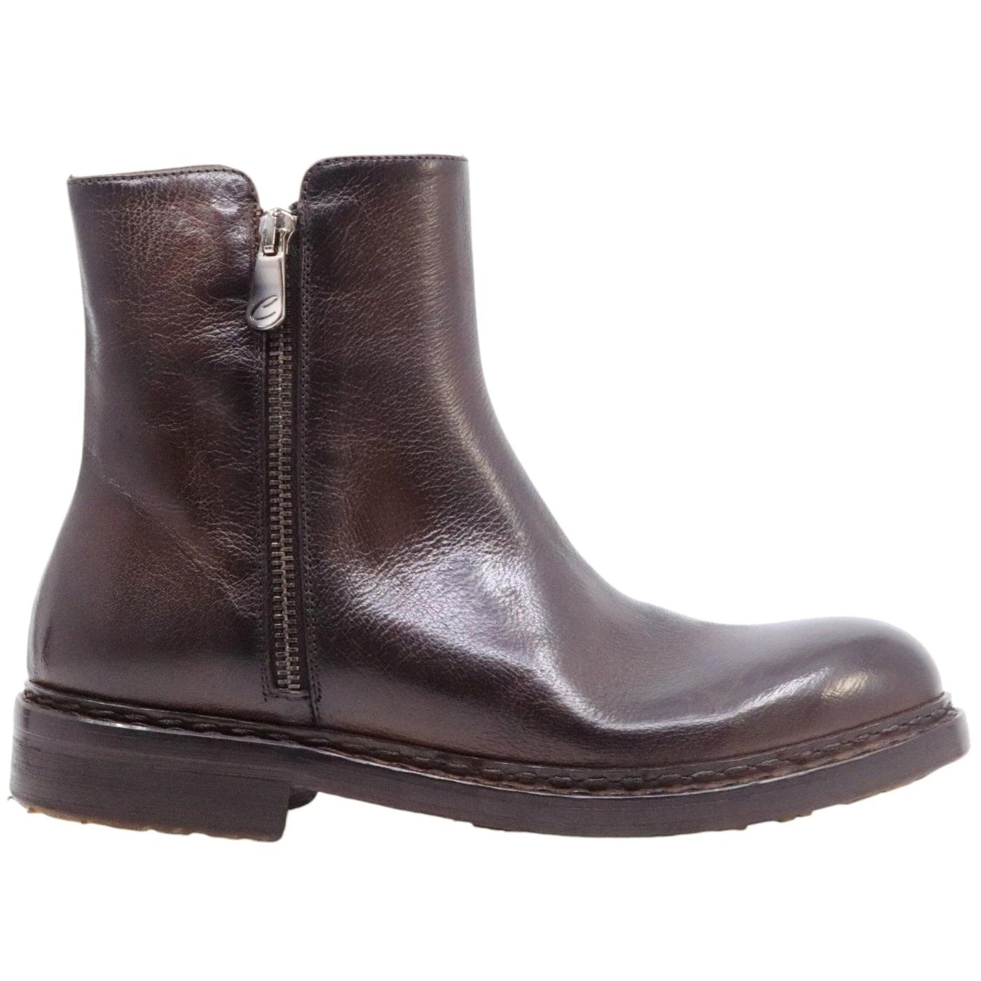 Stivaletto donna Crispiniano 574 in pelle marrone 