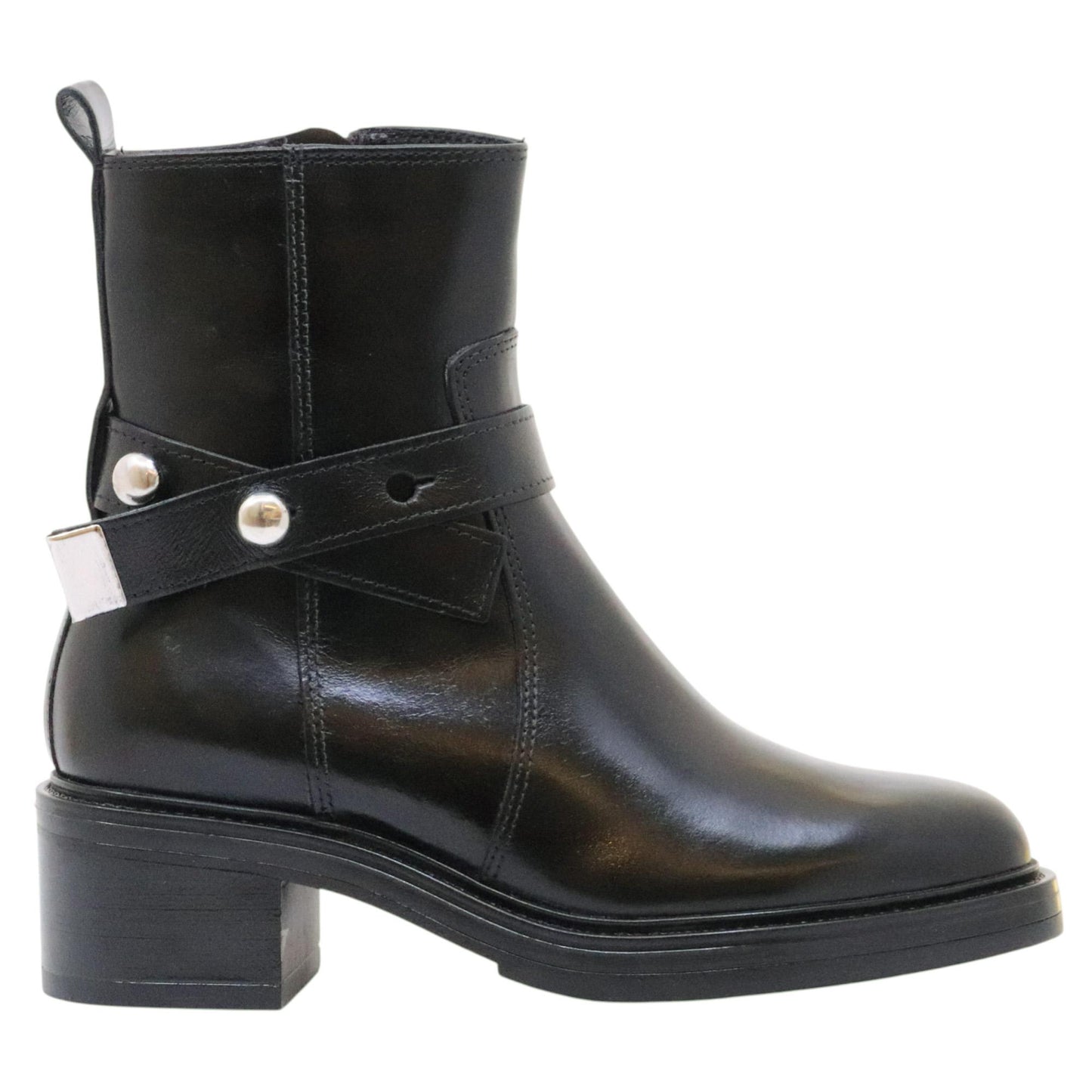 MJUS Charmi L99204 stivaletto donna in pelle nera 