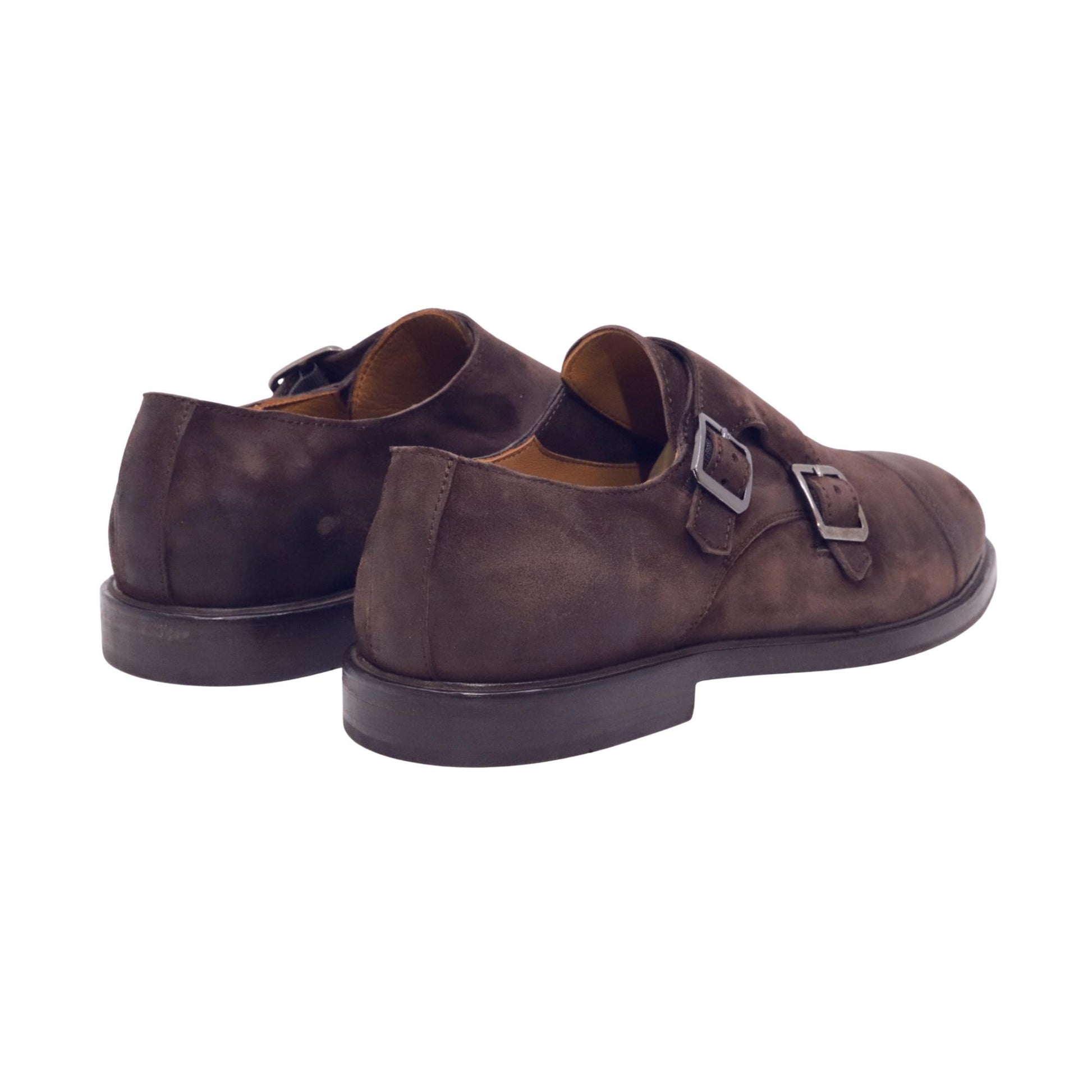 Ducanero 2980 Water scarpa doppia fibbia uomo in camoscio testa di moro 