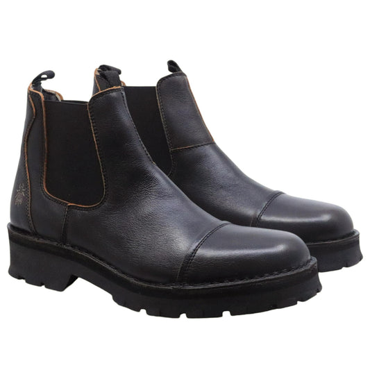 Stivaletto Chelsea uomo Fly London KLIN135FLY in pelle nera 