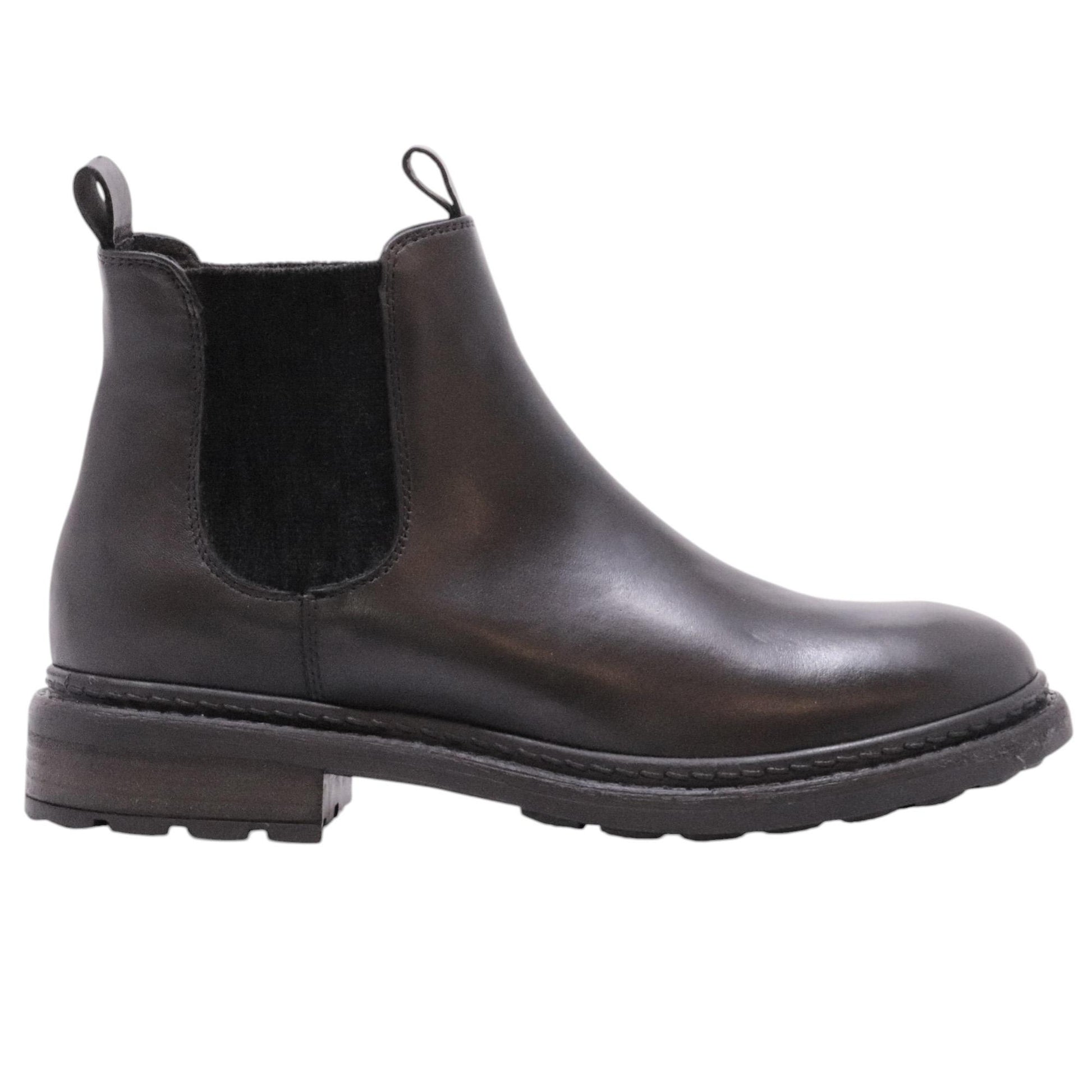 The Seller MW593 chelsea boot donna in pelle nera 