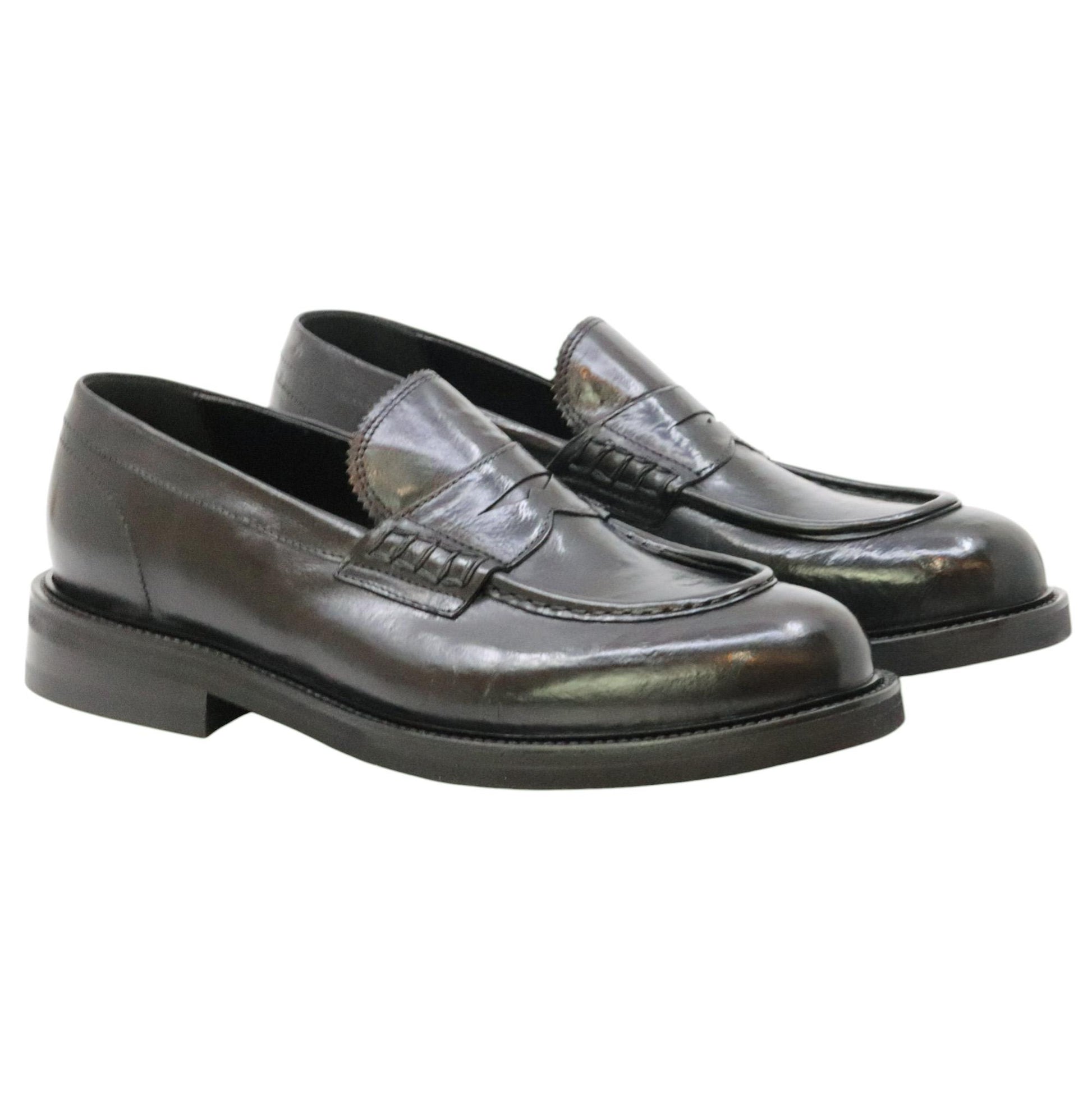 Ducanero 2760 mocassino uomo in pelle nera 