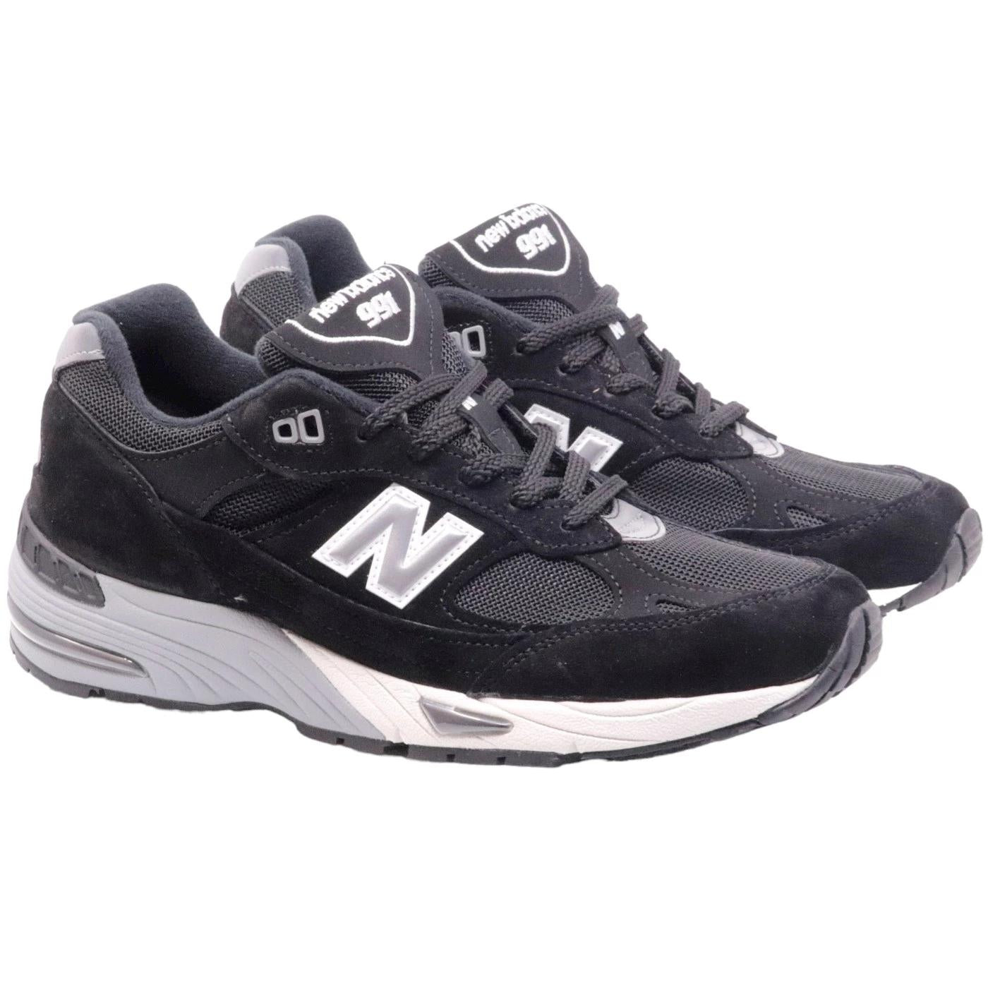 New Balance 991 sneaker unisex in tessuto e camoscio nero 