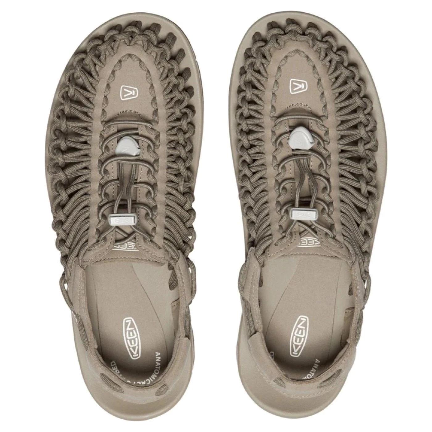 Sandalo uomo Keen Uneek 1025169 con elastico taupe 