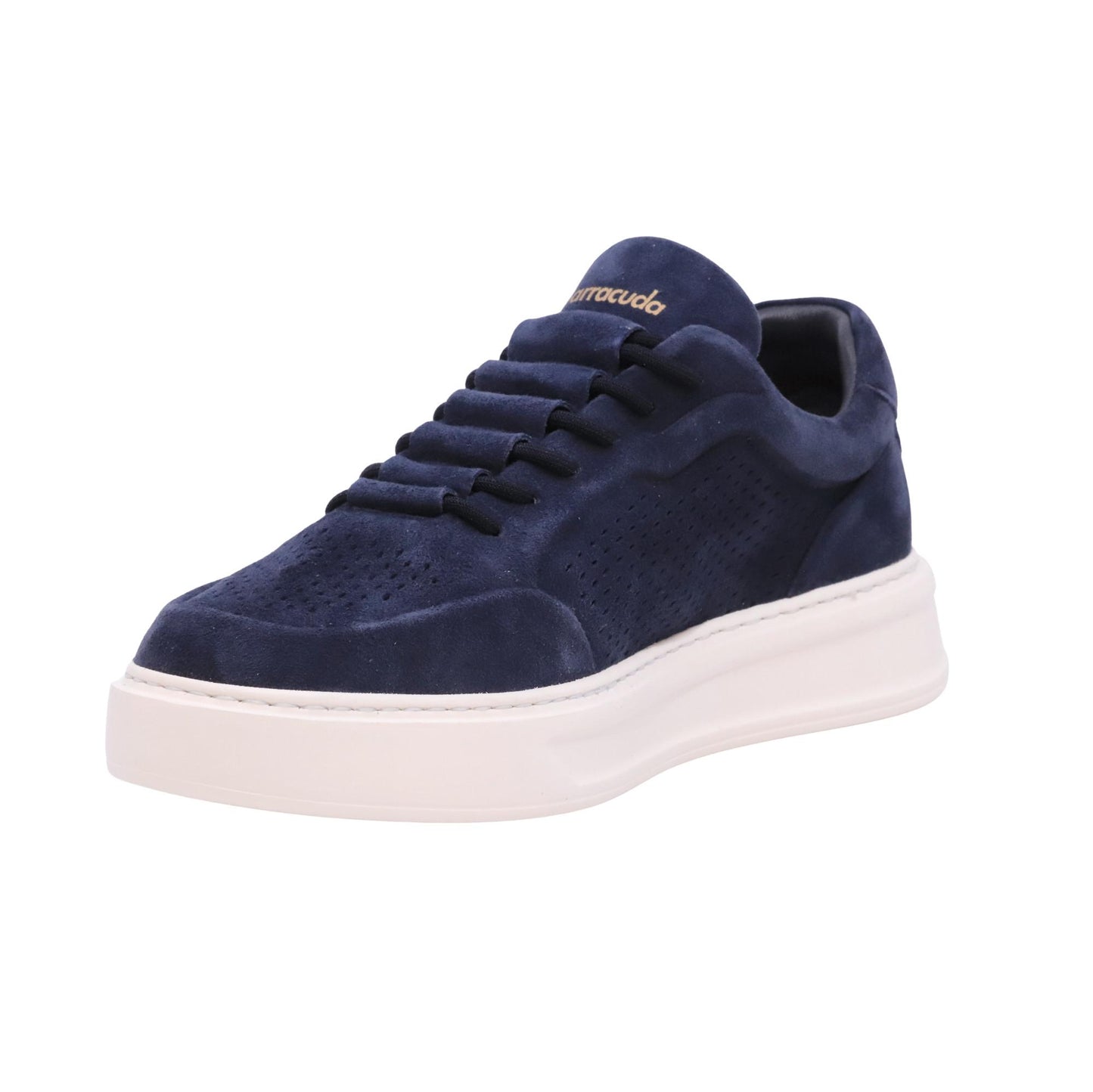 Barracuda Phoenix BU3612 navy sneaker in camoscio traforato 