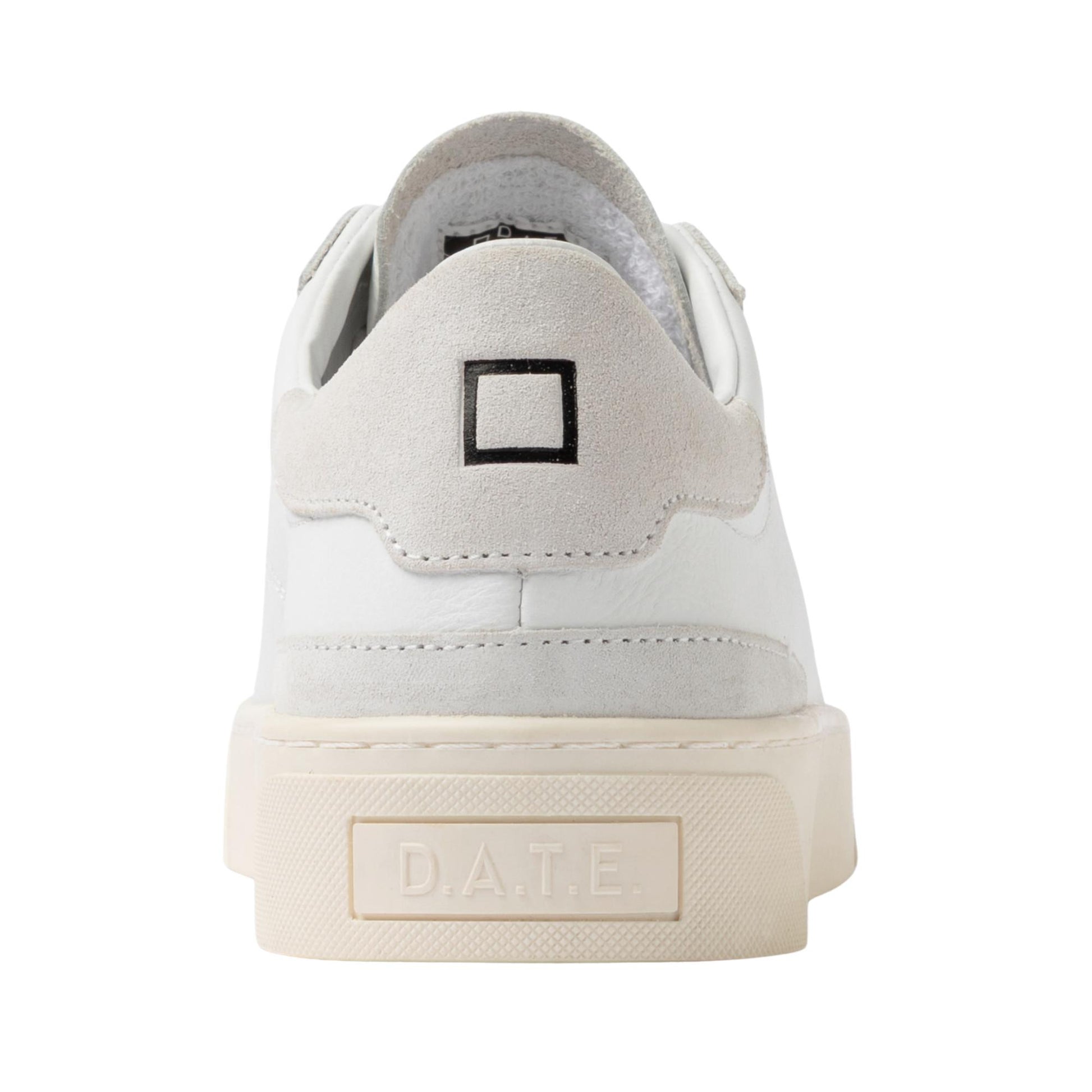 D.A.T.E. Sonica Calf SO-CA-WH sneaker uomo in pelle bianca 