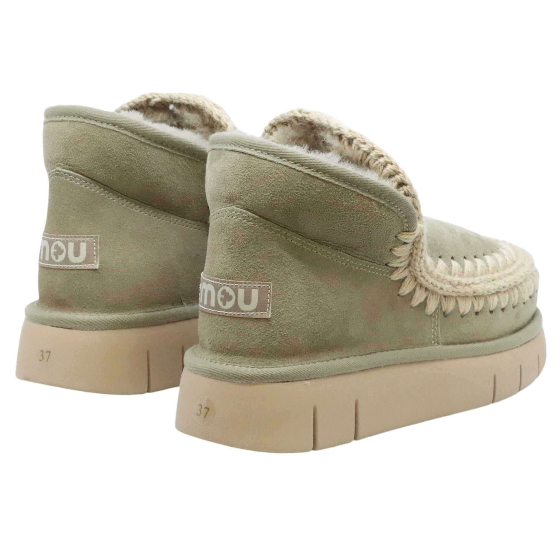 Mou Eskimo Bounce sneaker stivaletto donna in montone loak ESKIMOBOUN-SNEALOAKLAUREL OAK MOU