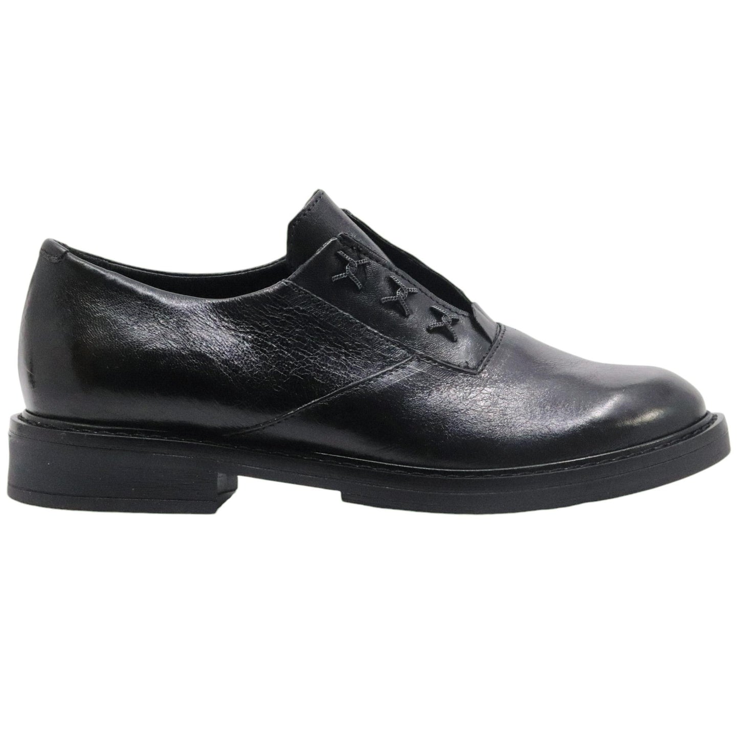 Scarpa Mjus T81107 da donna in pelle nera 