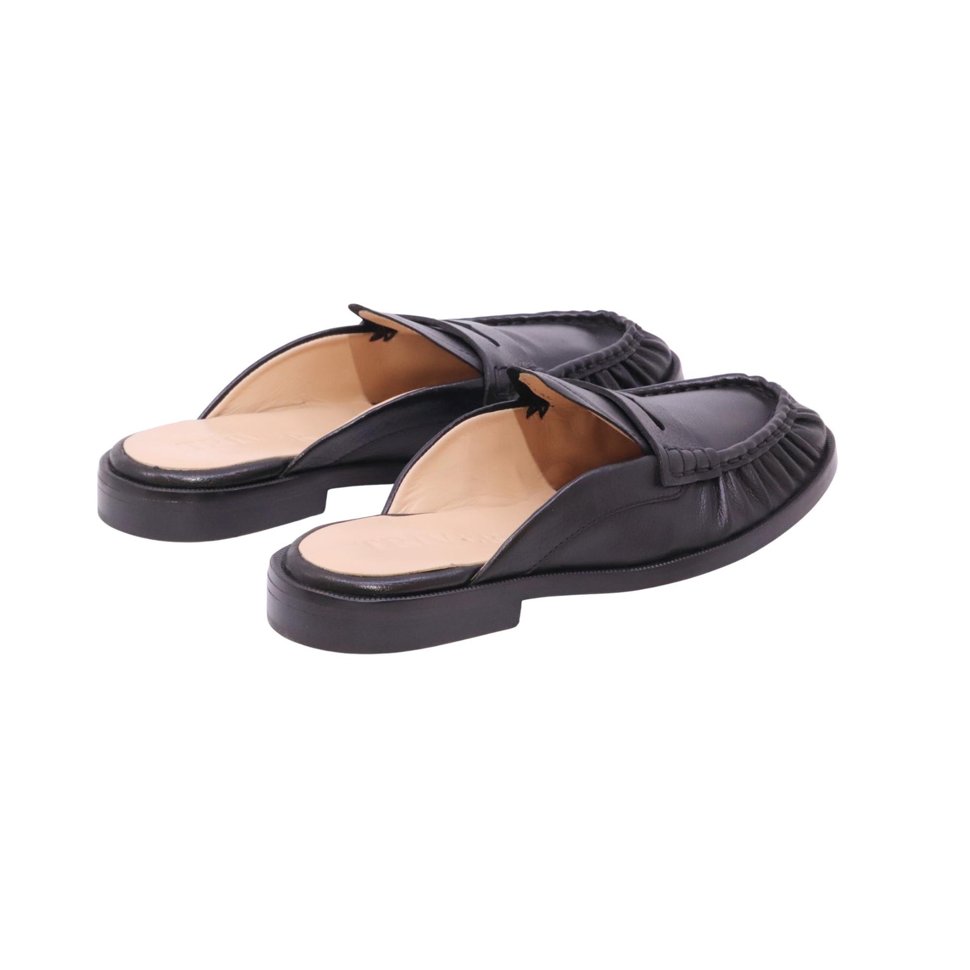 Triver Flight sabot donna 842-06 in pelle nera 