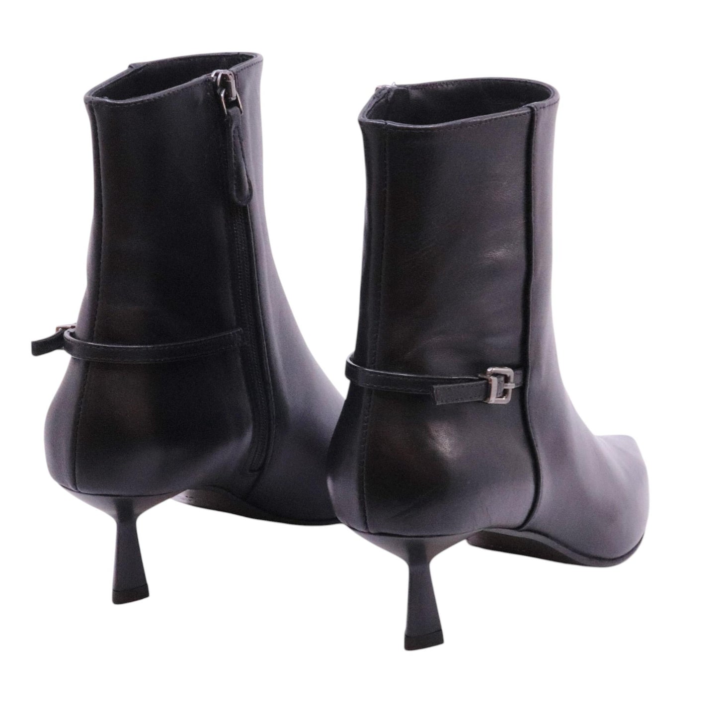 Chantal 2746 tronchetto donna in pelle nera 