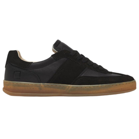 DATE Sporty Calf Black SL CA BK sneaker uomo in pelle nera 