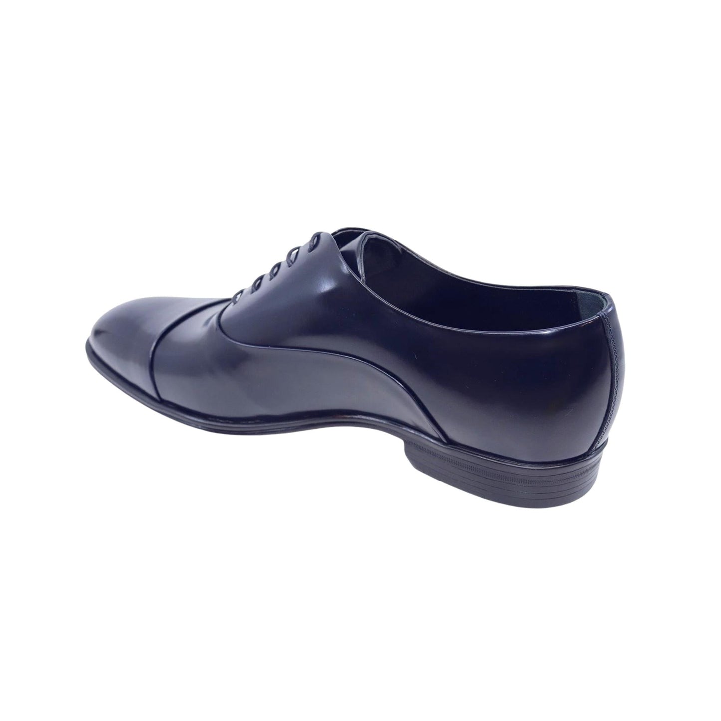 Scarpa Oxford uomo Corvari 3504 in pelle spazzolata blu 