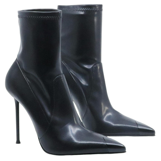Stivaletto donna Sergio Levantesi Loretta in pelle lucida nera 