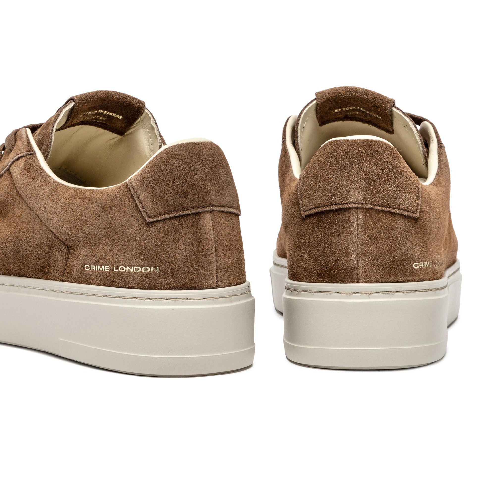 Crime London 11401 Belize sneaker da uomo in camoscio marrone 
