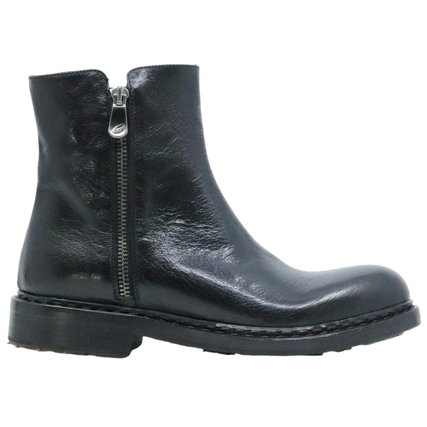 Stivaletto donna Crispiniano 574 in pelle nera 
