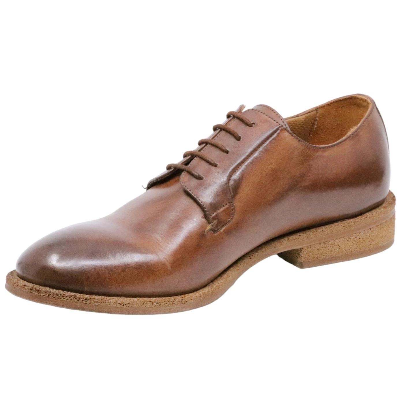 Scarpa Derby uomo Crispiniano 490 in pelle cuoio 