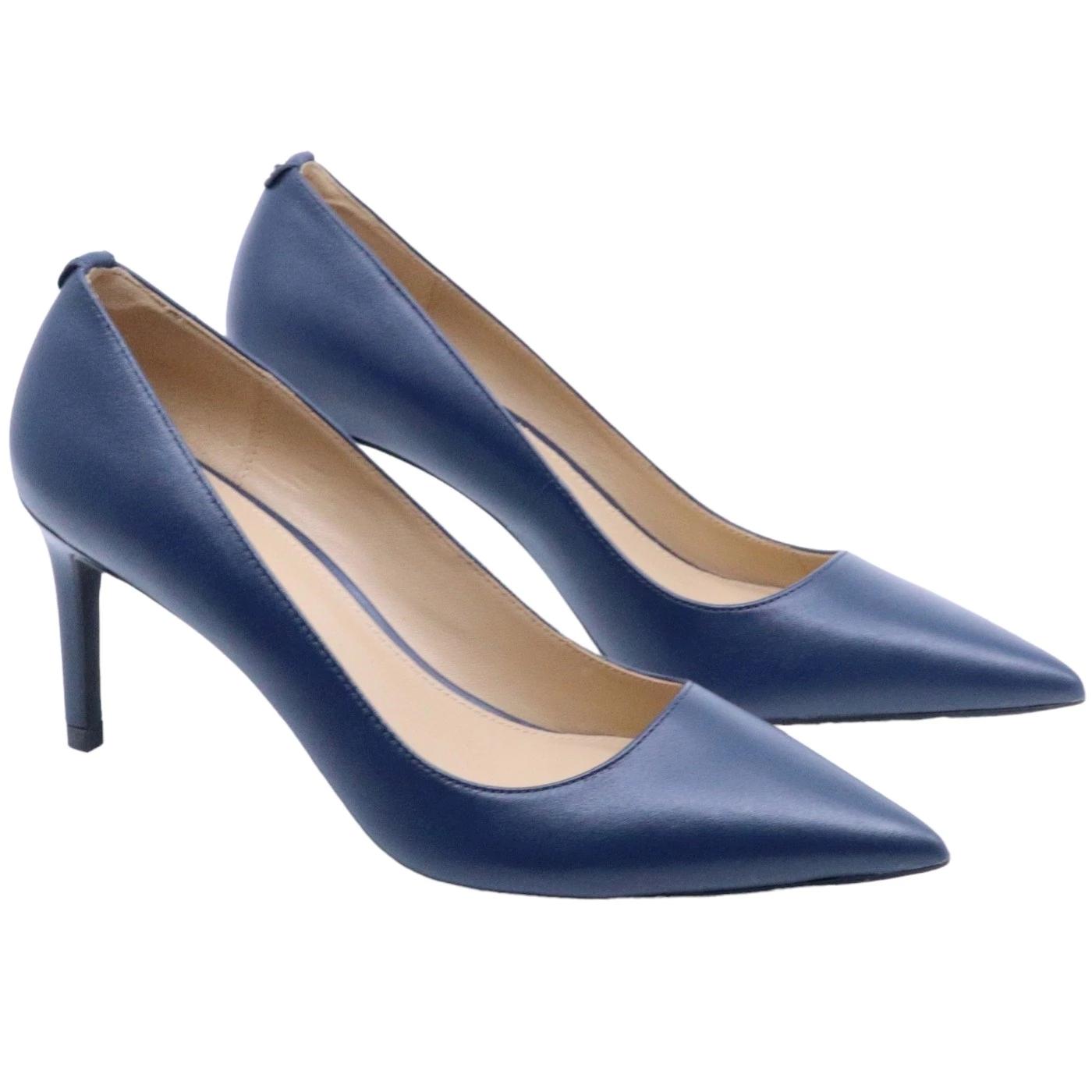 Michael Kors Alina Flex décolleté donna in pelle blu 