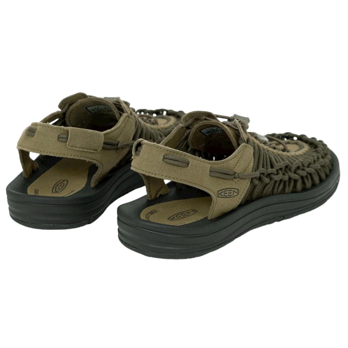 Sandalo uomo Keen Uneek 1023381 con elastico verde 