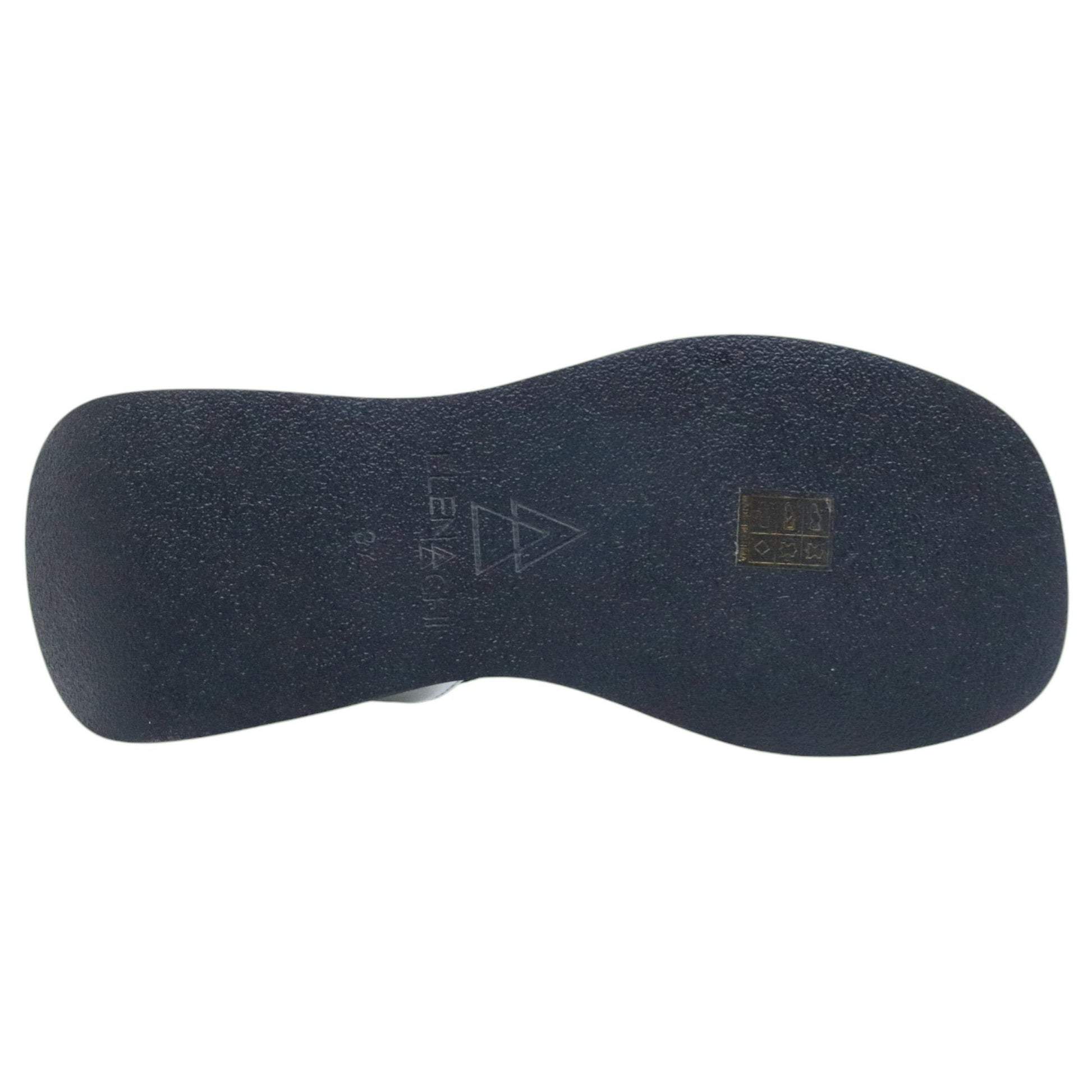 Sandalo donna Elena Iachi C22 in pelle argento 