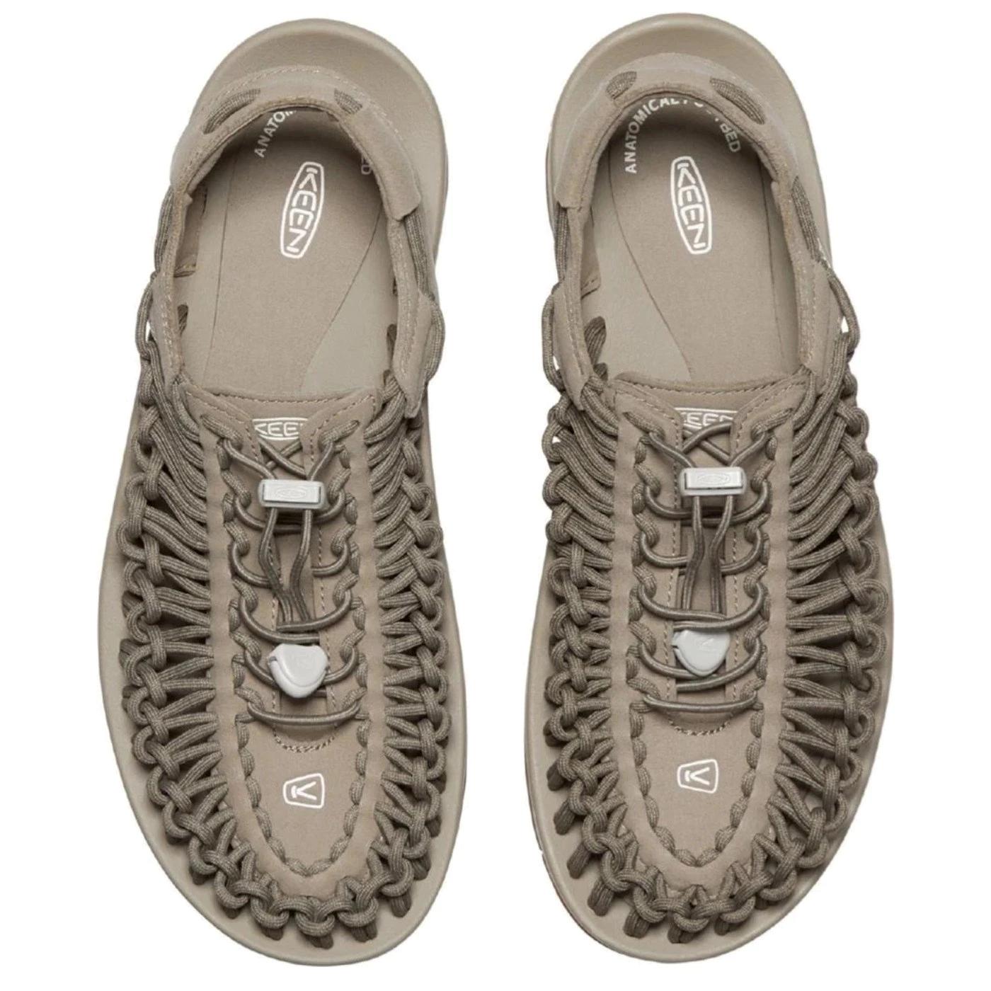 Sandalo uomo Keen Uneek 1025169 con elastico taupe 