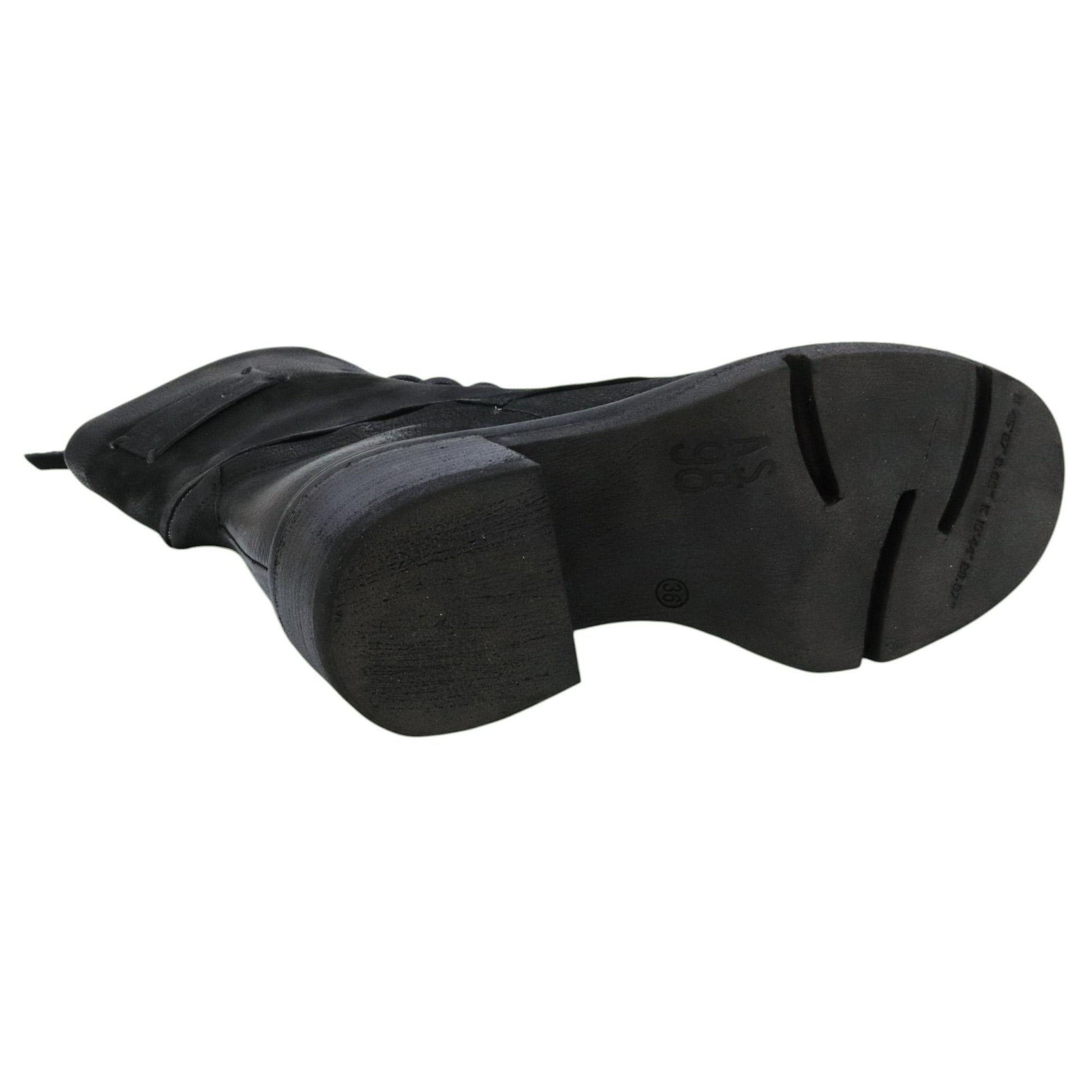 AS98 Eden A89229 anfibio donna in pelle nera 