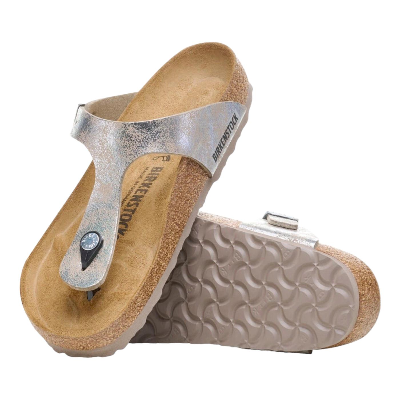 argento metallico GIZEH-SYN-WASMETSILVERSILVER BIRKENSTOCK