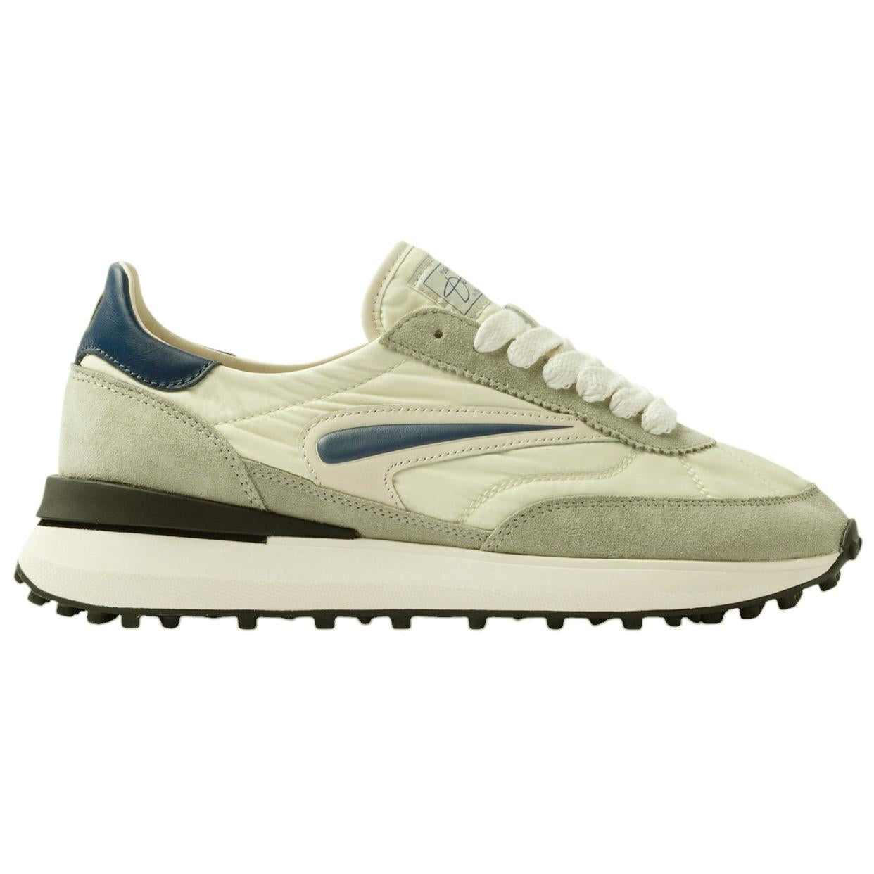 DATE Athleta Nylon Vanilla AT NY VL sneaker uomo in nylon bianco vaniglia 